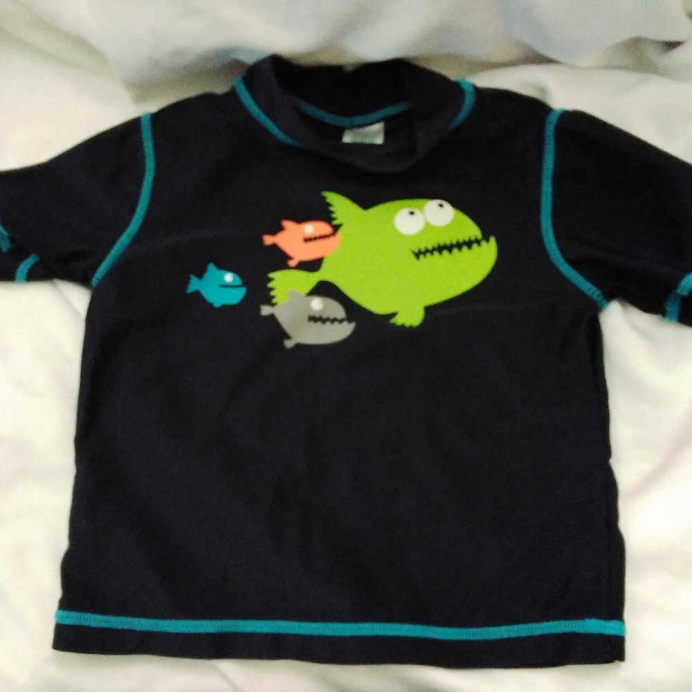 Carter's Navy Rashguard Shirt 12m